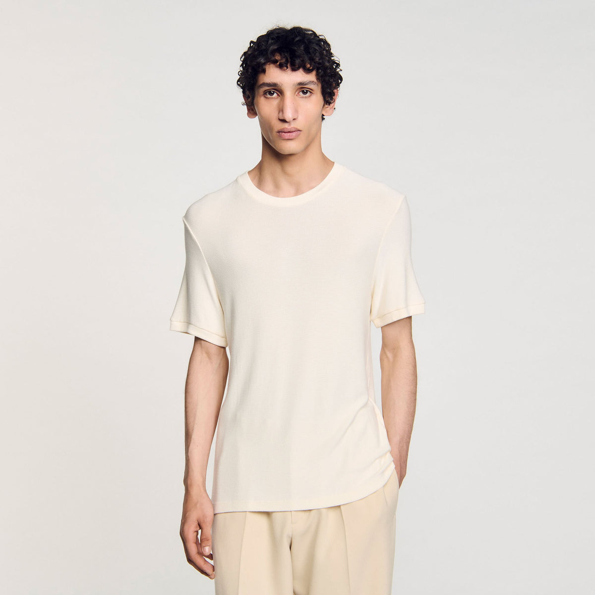 Mock neck T-shirt | Sandro