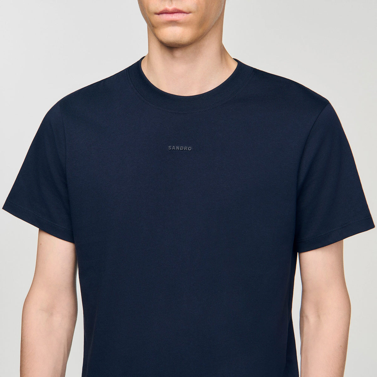 Cotton T-shirt with logo | Sandro