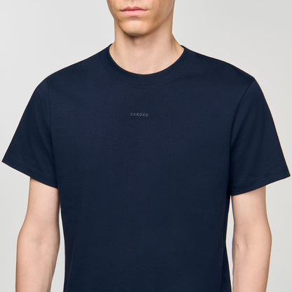 Cotton T-shirt with logo | Sandro