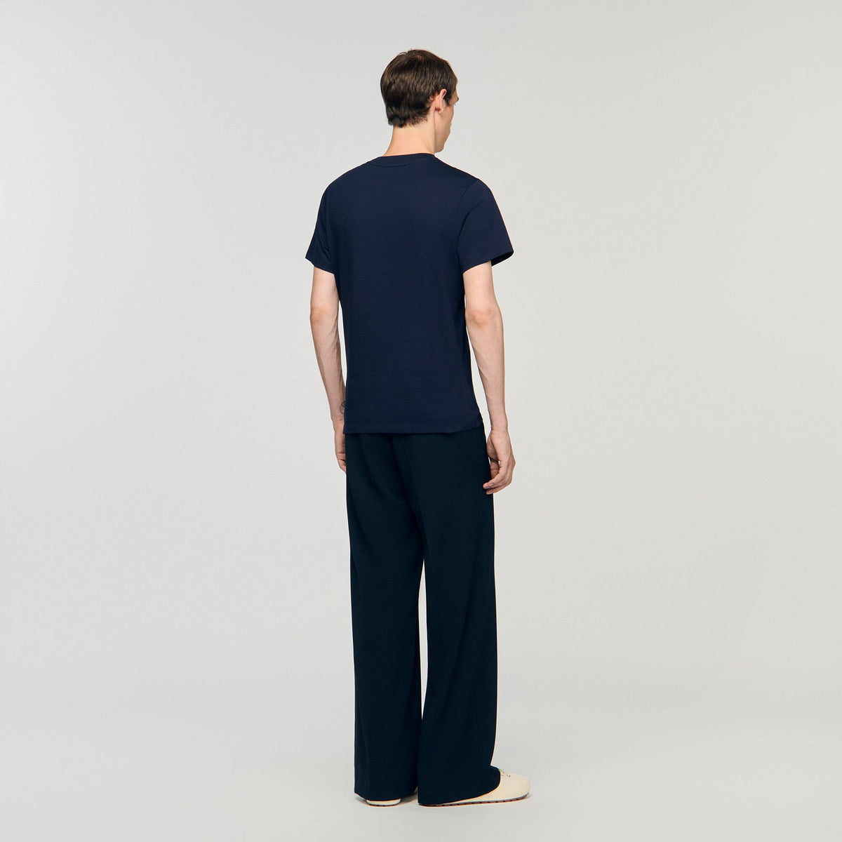Cotton T-shirt with logo | Sandro