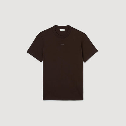 Cotton T-shirt with logo | Sandro