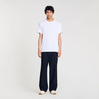 Cotton T-shirt with logo | Sandro