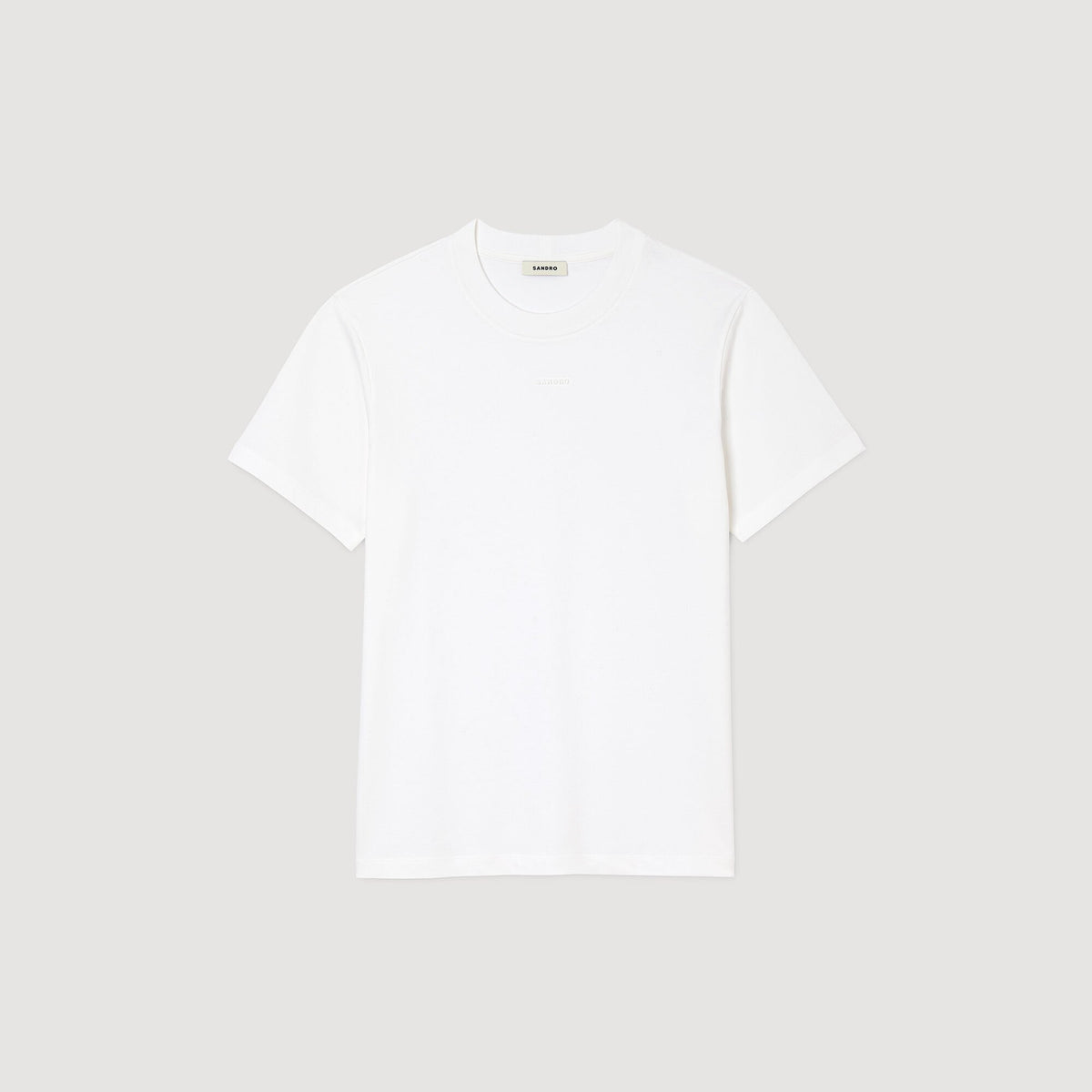 Cotton T-shirt with logo | Sandro