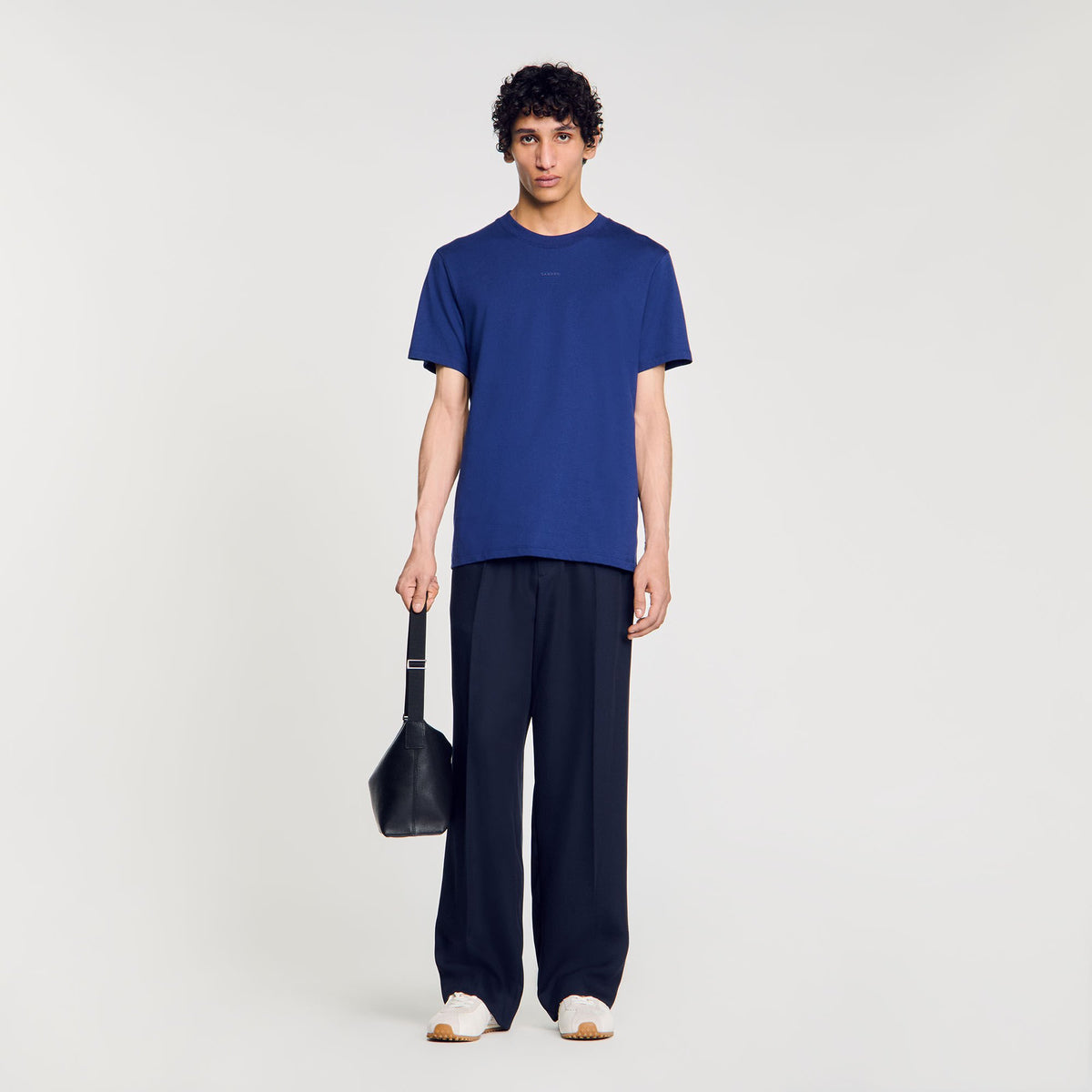 Cotton T-shirt with logo | Sandro