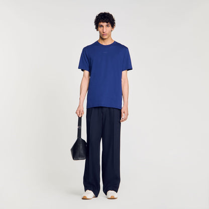 Cotton T-shirt with logo | Sandro