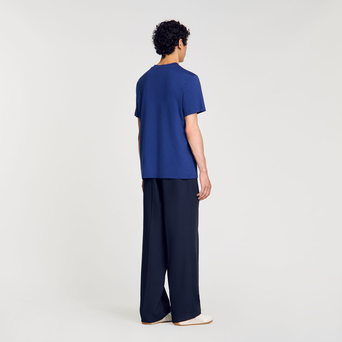 Cotton T-shirt with logo | Sandro