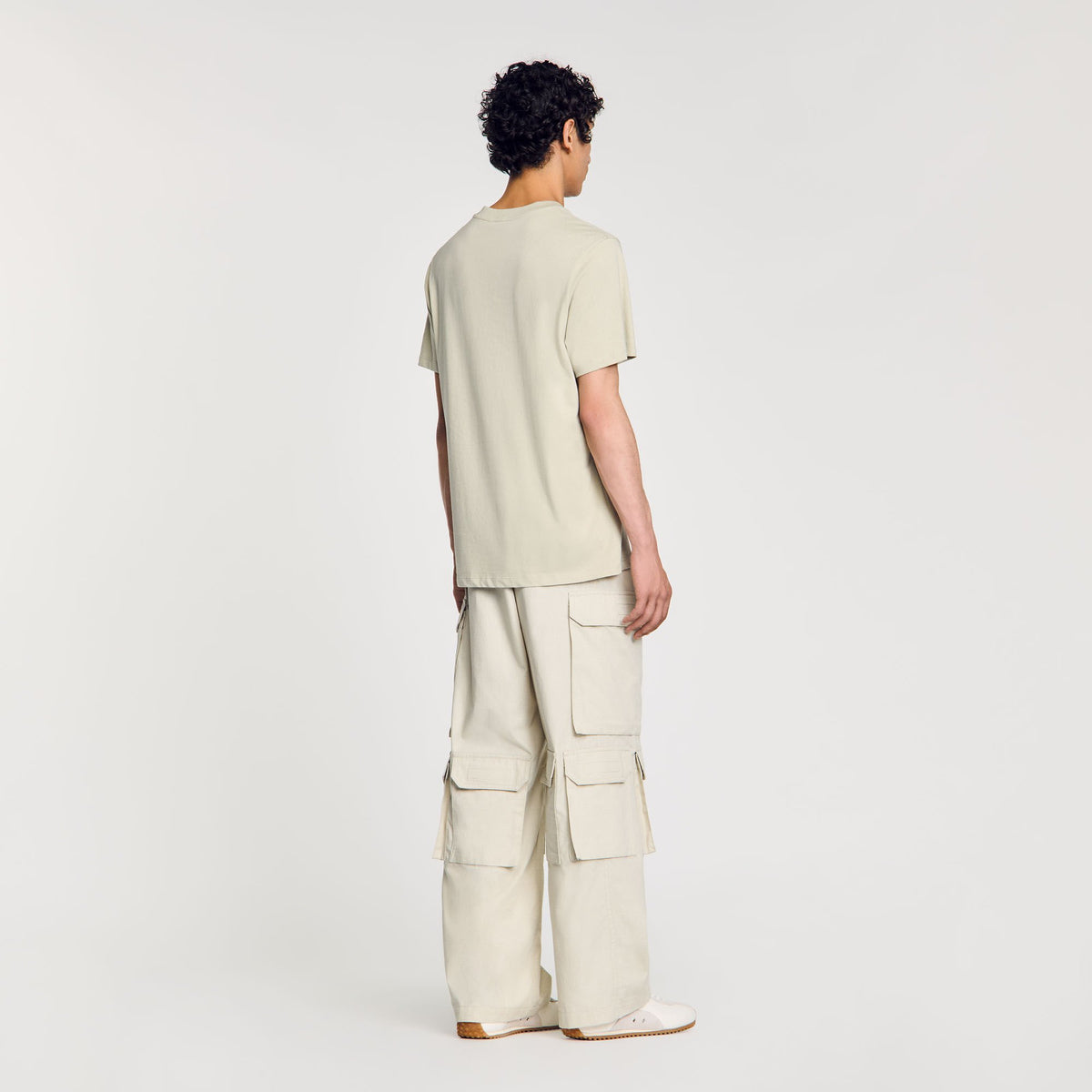 Cotton T-shirt with logo | Sandro