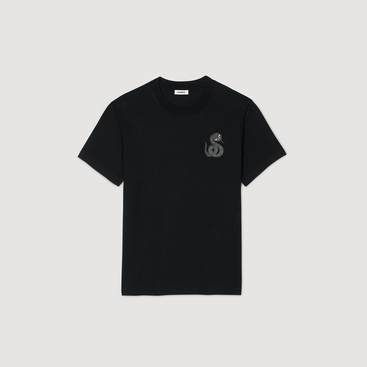 T-shirt with snake detail | Sandro