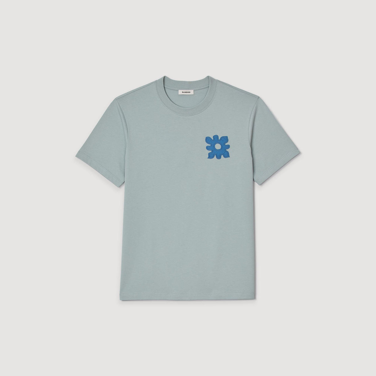 T-shirt with flower detail | Sandro
