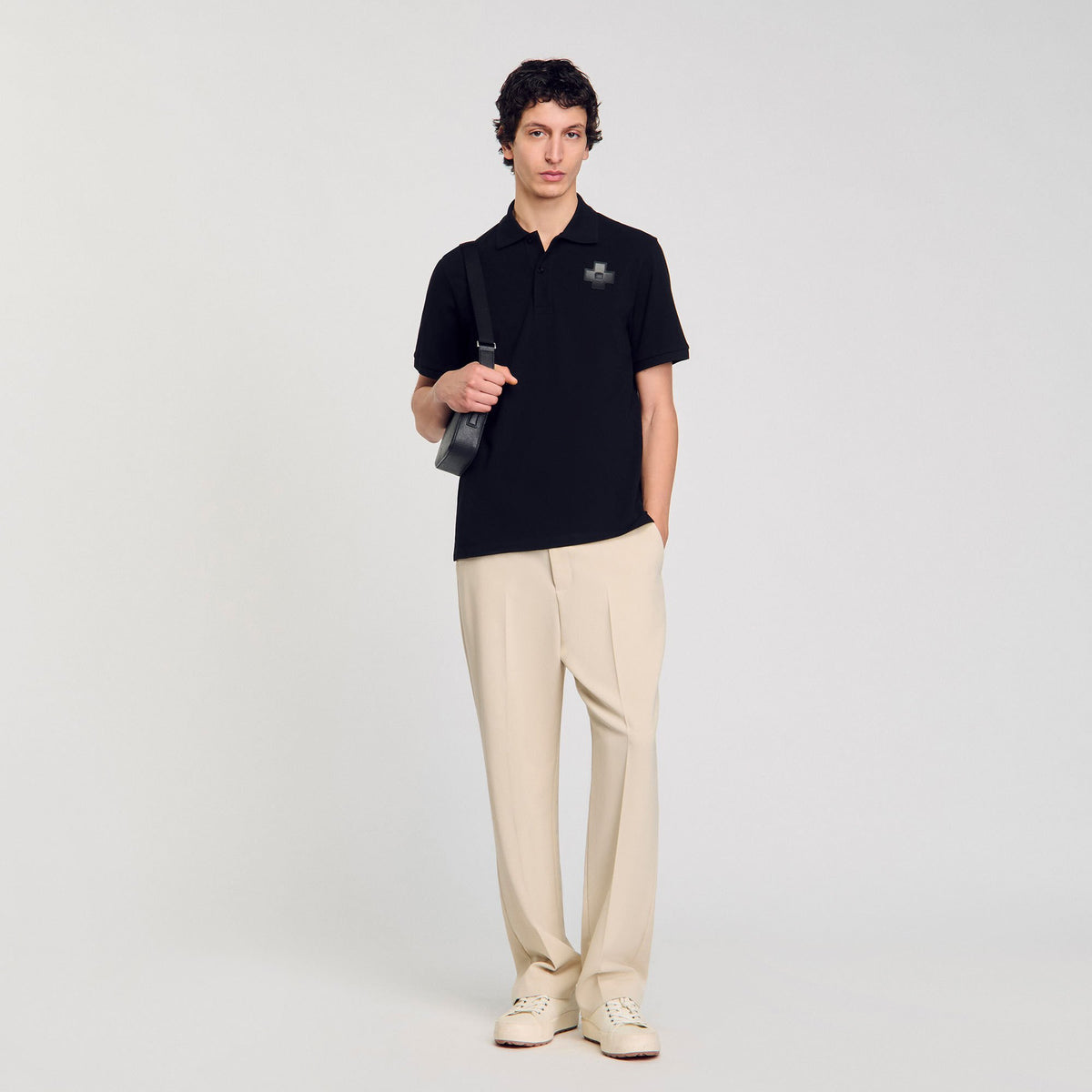 Cotton polo shirt | Sandro