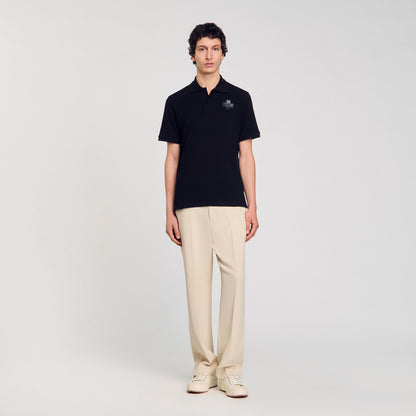 Cotton polo shirt | Sandro