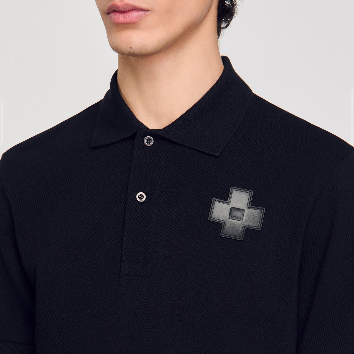 Cotton polo shirt | Sandro
