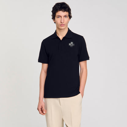 Cotton polo shirt | Sandro