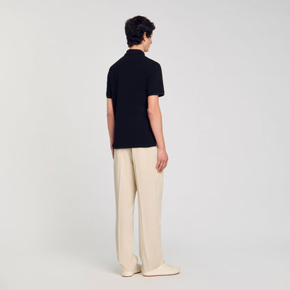 Cotton polo shirt | Sandro