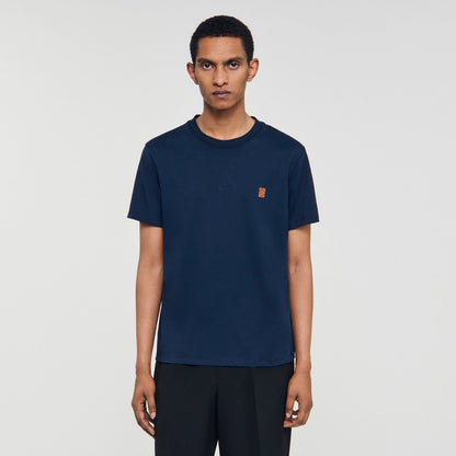 Leather logo T-shirt | Sandro