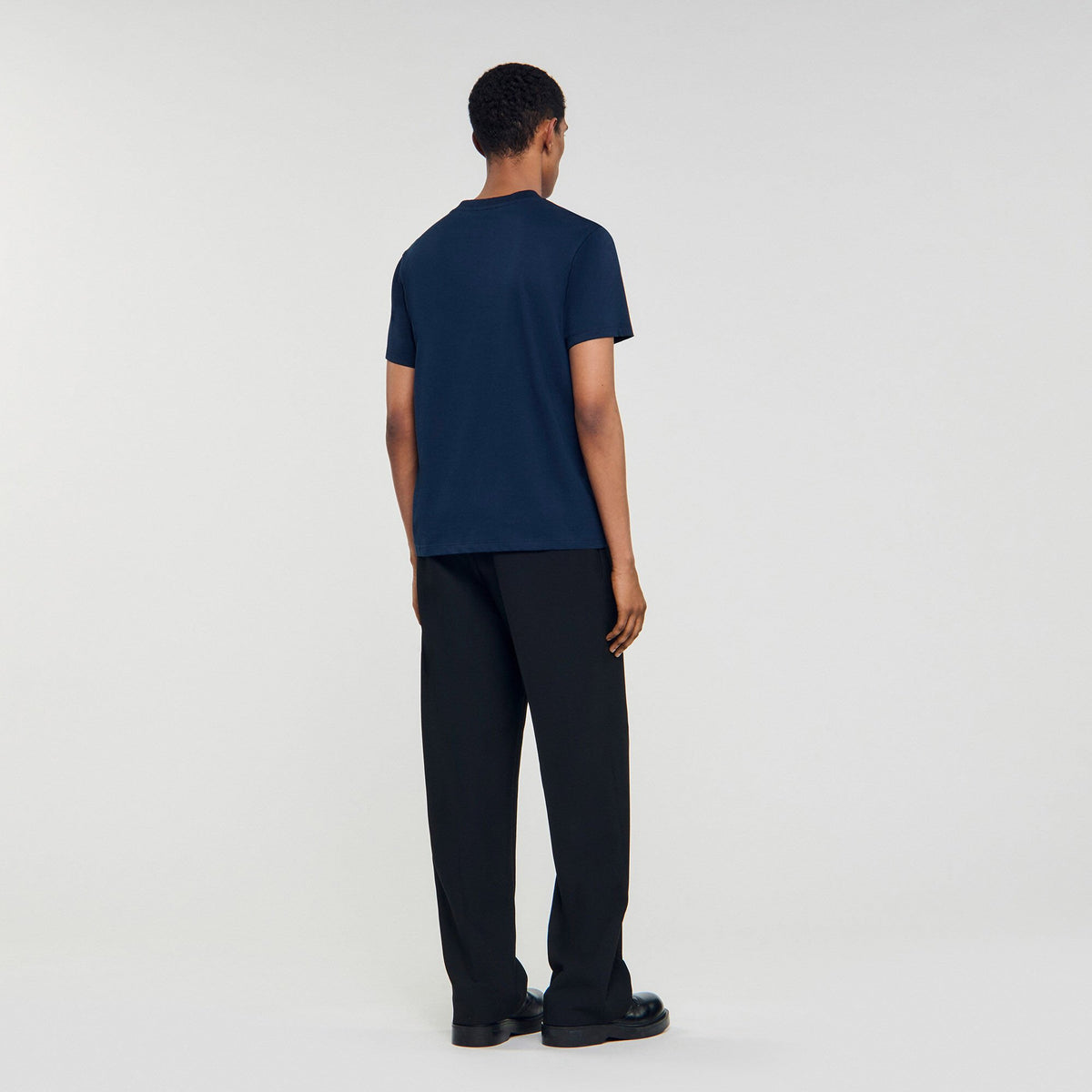 Leather logo T-shirt | Sandro
