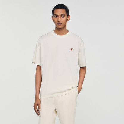 Leather logo T-shirt | Sandro