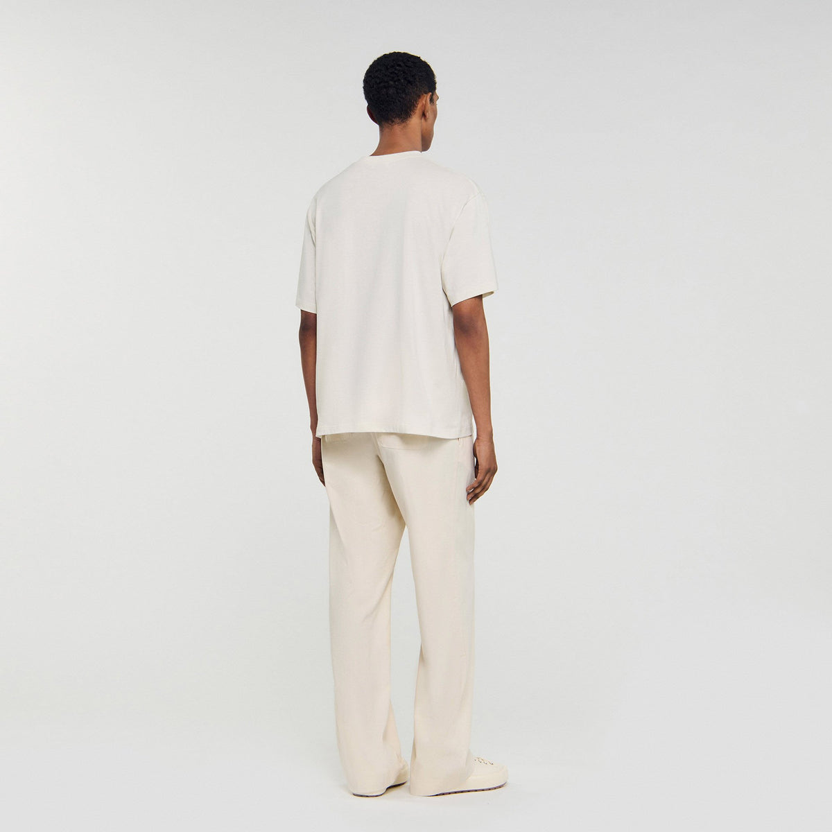 Leather logo T-shirt | Sandro