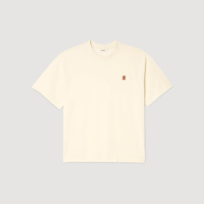 Leather logo T-shirt | Sandro