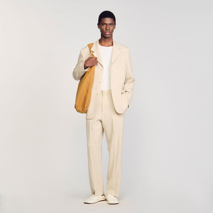 Oversized wool suit jacket | Sandro