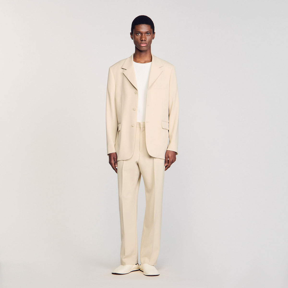 Oversized wool suit jacket | Sandro