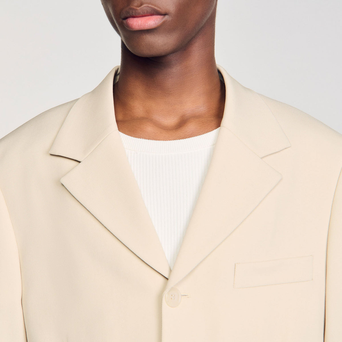 Oversized wool suit jacket | Sandro