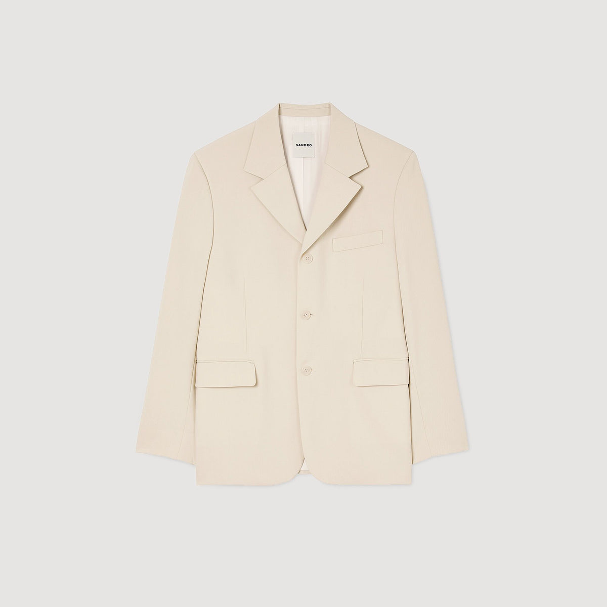 Oversized wool suit jacket | Sandro